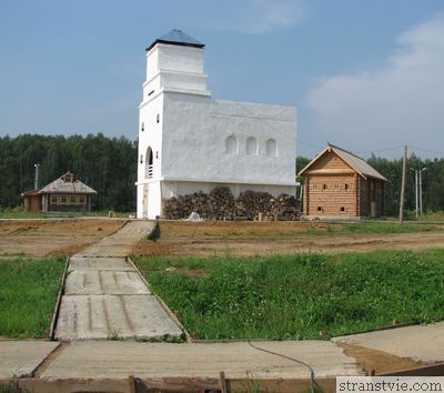 Русская печь в Этномире Калужской области