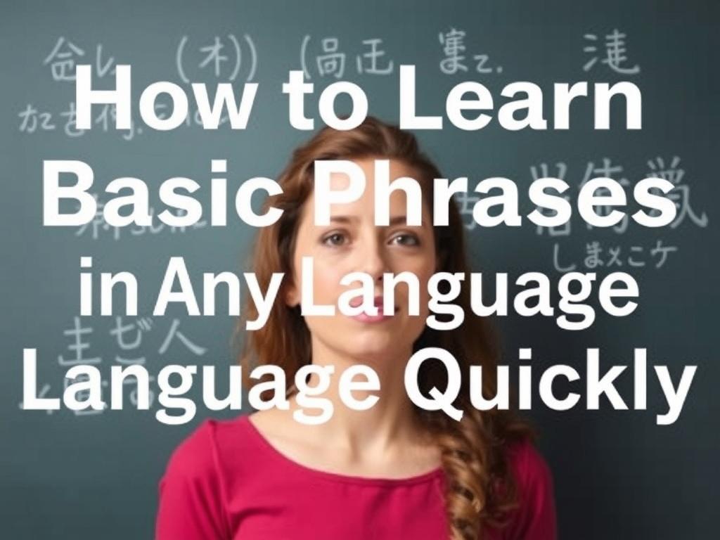     How to Learn Basic Phrases in Any Language Quickly. Curiosity and creativity — the productive pairing
