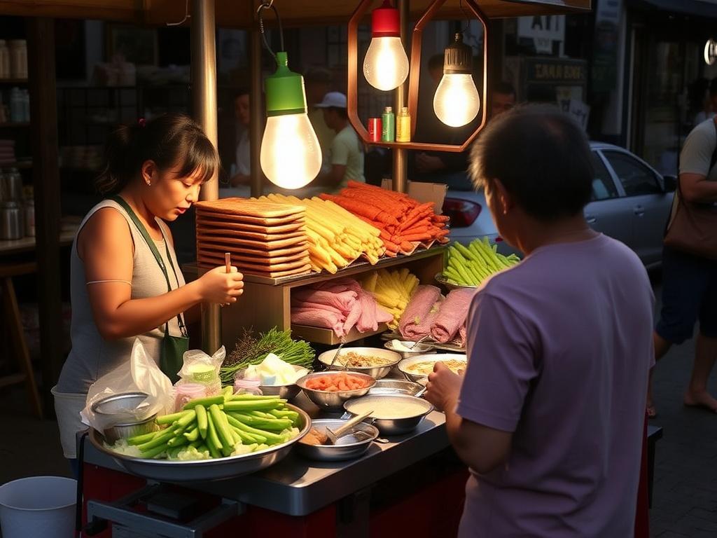     Comida callejera: tour gastronómico por Tailandia.. Lista de acciones concretas