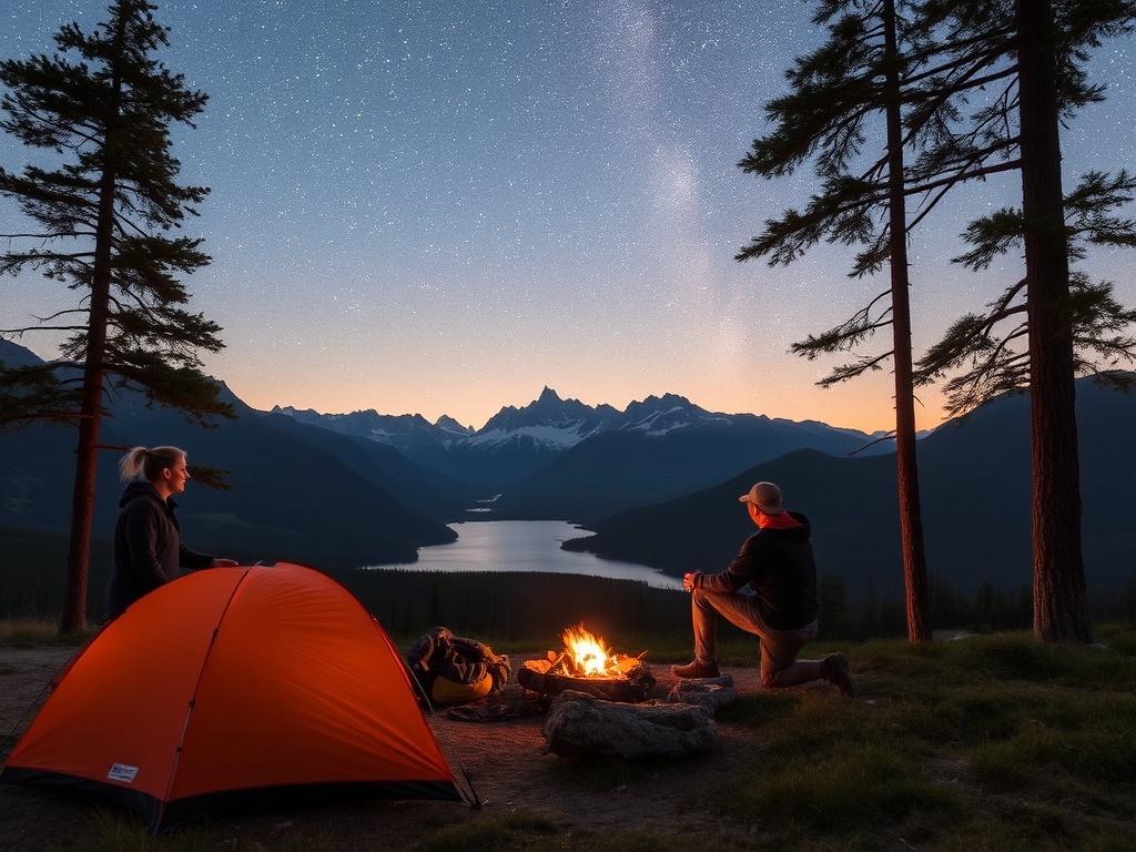 Camping in Kanada: Wilde Natur und atemberaubende Landschaften. Respekt gegenüber indigenen Kulturen und Landrechten Camping in Kanada: Wilde Natur und atemberaubende Landschaften. Respekt gegenüber indigenen Kulturen und Landrechten