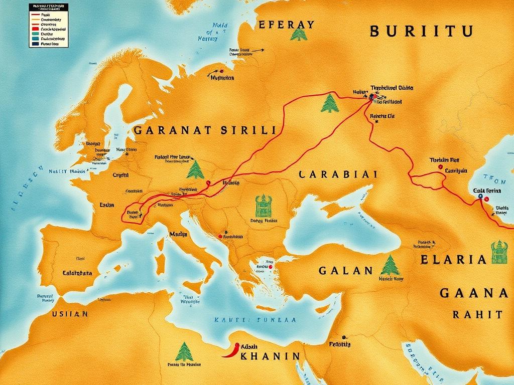 Die Routen der Seidenstraße: Auf den Spuren der Händler. Kultureller Austausch: Religionen, Sprache und Wissenschaft Die Routen der Seidenstraße: Auf den Spuren der Händler. Kultureller Austausch: Religionen, Sprache und Wissenschaft