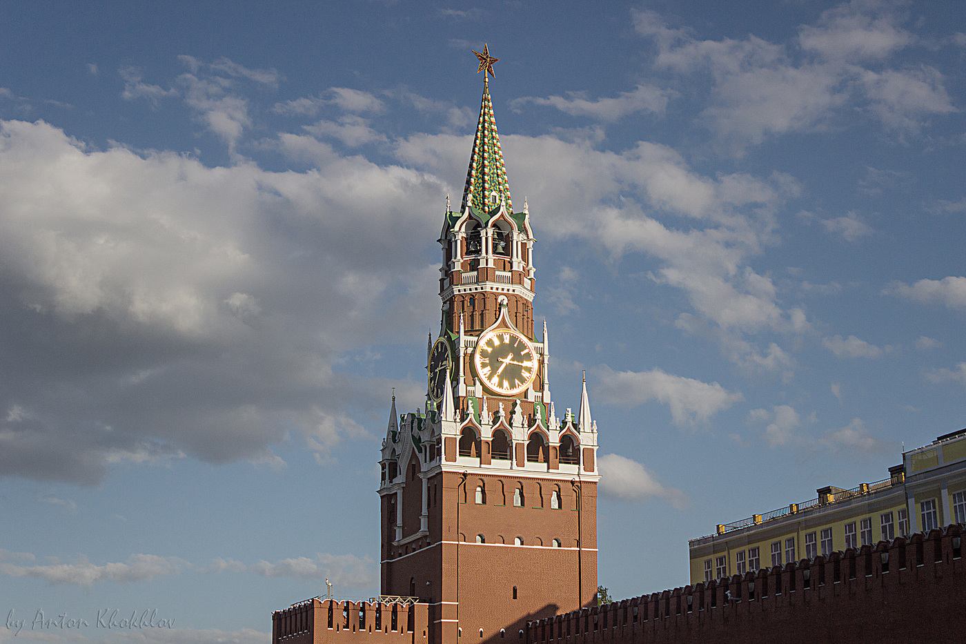 Часы Спасская башня Московского Кремля