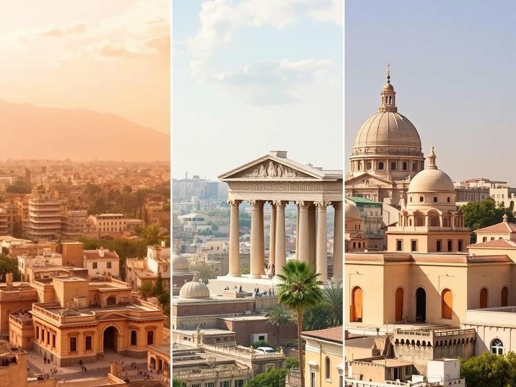 Städte mit großer Geschichte: Rom, Athen, Kairo im faszinierenden Vergleich